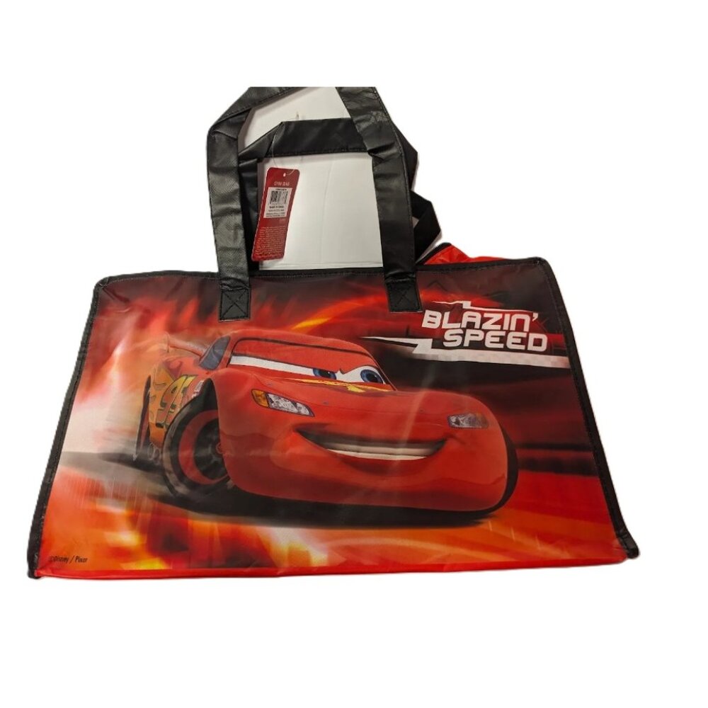Disney Pixar Cars Lightning McQueen Reusable Tote Bag Blazin Speed - Picture 2 of 2